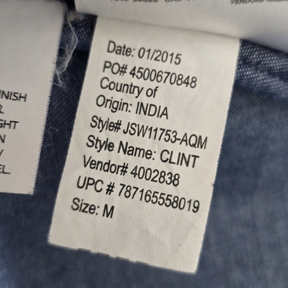 JESSICA SIMPSON Medium Sleeveless Denim Split Back Scoop Neck Pocket Tank - Picture 11 of 11